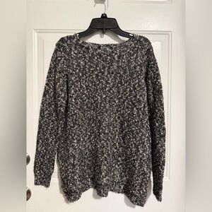 Buffalo David Bitton Black & White Marled Crewneck Sweater